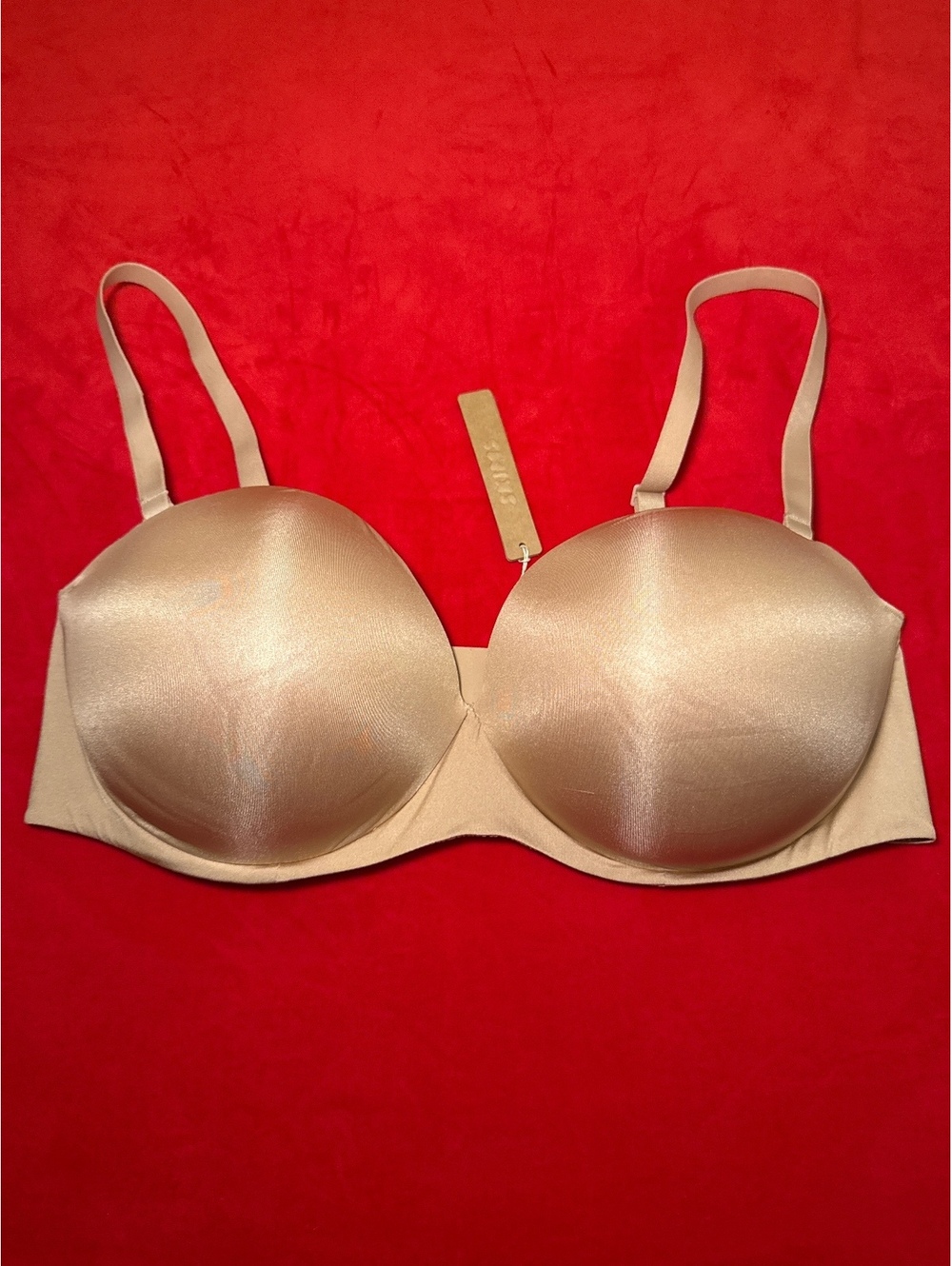 Skims Ultimate Push Up Strapless Bra Color Clay Size 40D